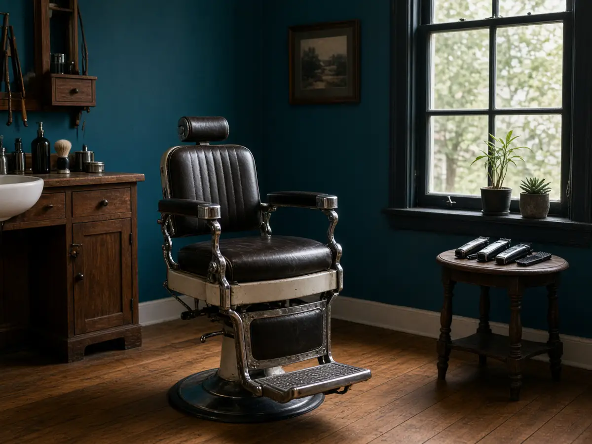 The chair at Fade Factory